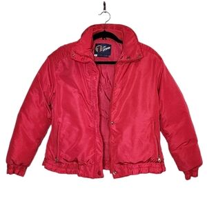 1st Down Pink Goose Down Coat. Kids size 8.